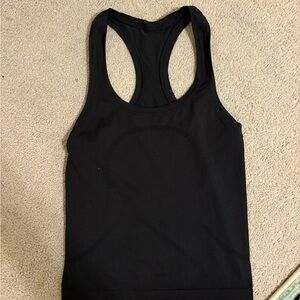 Black Lululemon racerback tank top 2.0 size 2